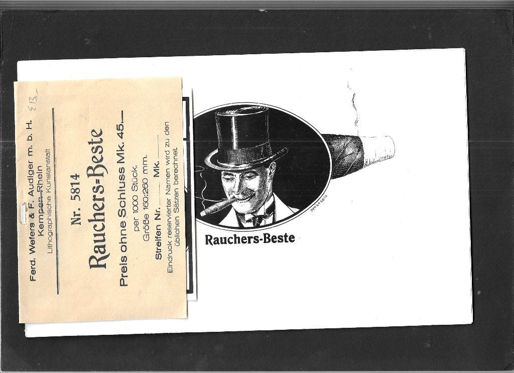 Etiket scan V5287, Ophalen, Gebruikt, Sigarenbandjes