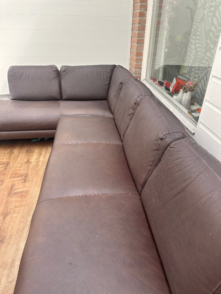 Hoekbank, Ophalen, 250 tot 300 cm, Gebruikt, 75 tot 100 cm