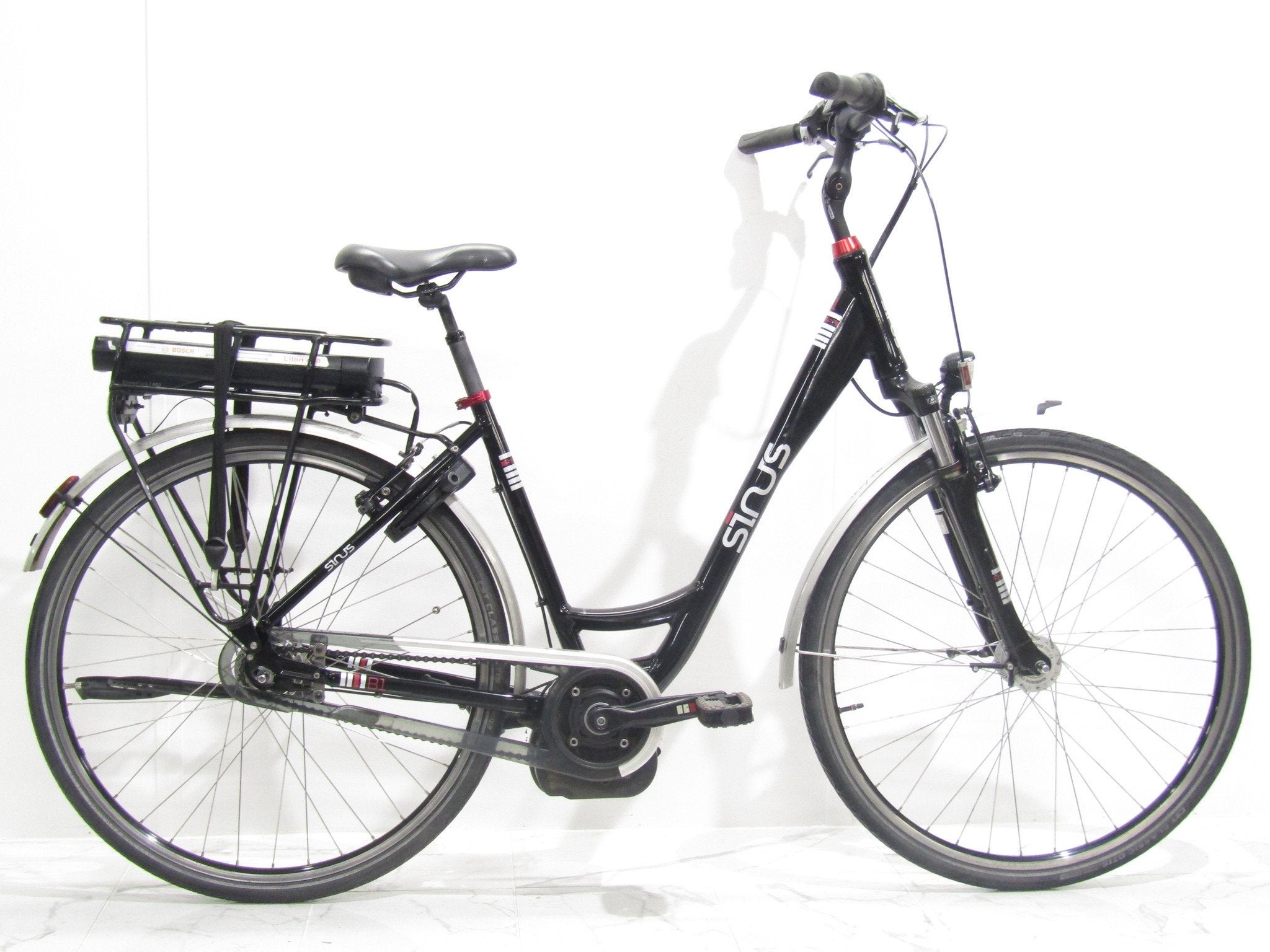 Sinus Staiger zwart dames 50cm 28inch, Fietsen en Brommers, Elektrische fietsen, 47 tot 51 cm, Gebruikt, Overige merken