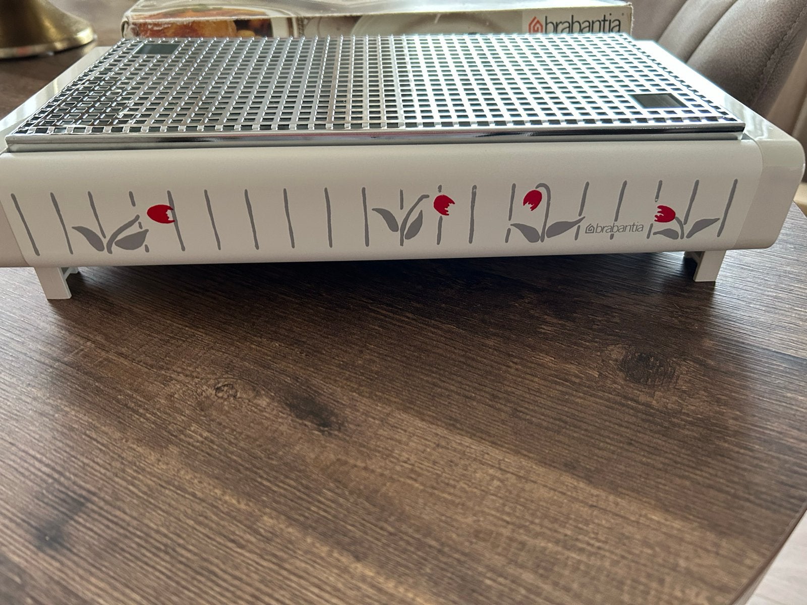 Brabantia warmhoudplaat met tulp design, Ophalen of Verzenden, Zo goed als nieuw