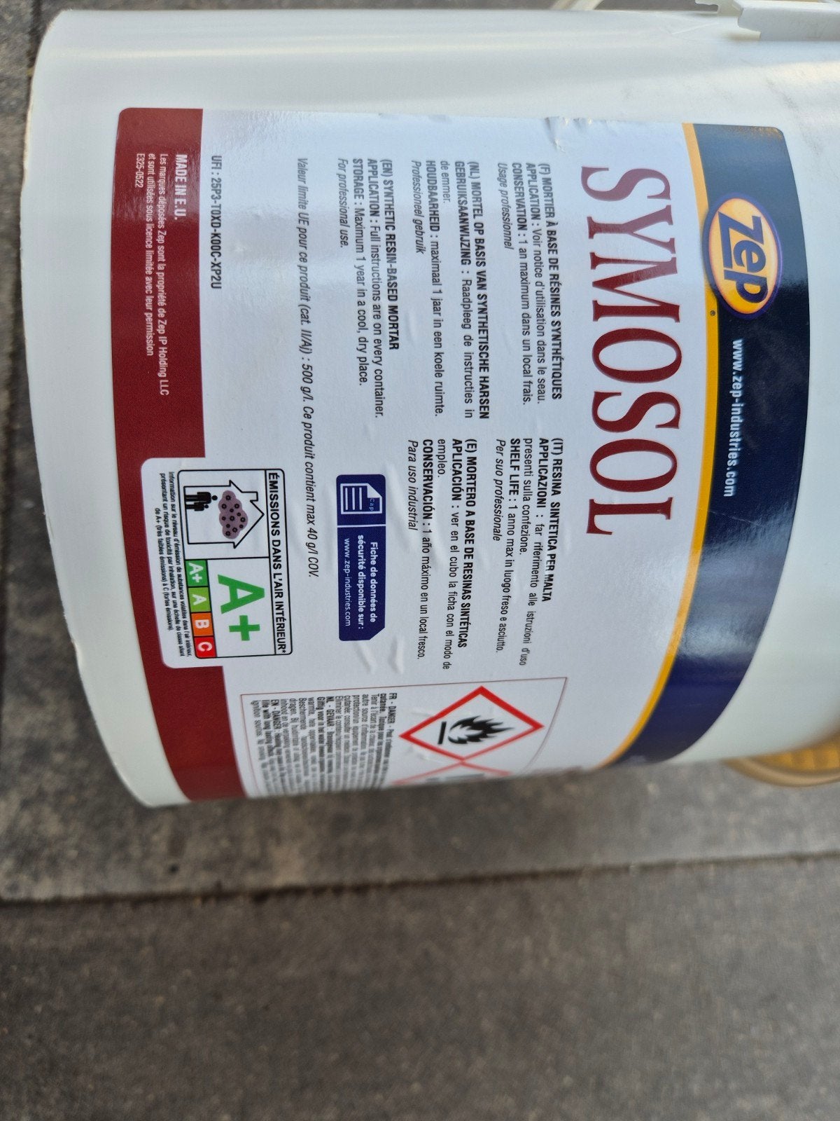 betonreparatie mortel symosol 5 kg, Ophalen of Verzenden, Nieuw