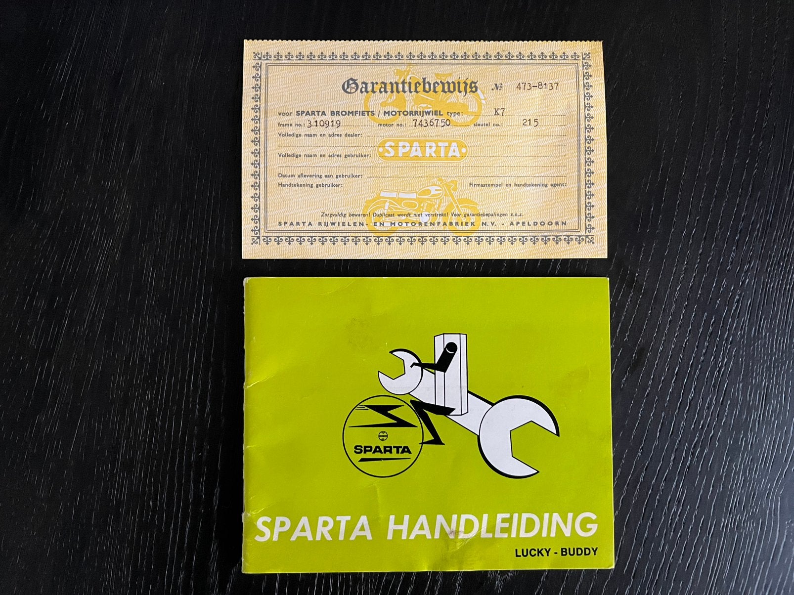 Handleiding Sparta Lucky Buddy, Ophalen of Verzenden, Zo goed als nieuw