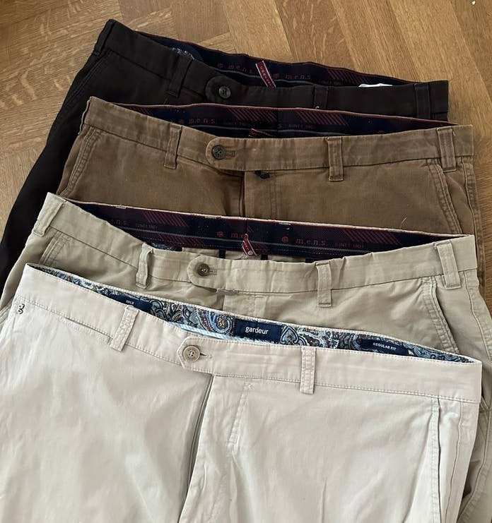Heren Chino Broeken Maat 56 / Jeans W38-32, Verzenden, Gedragen, Maat 56/58 (XL)