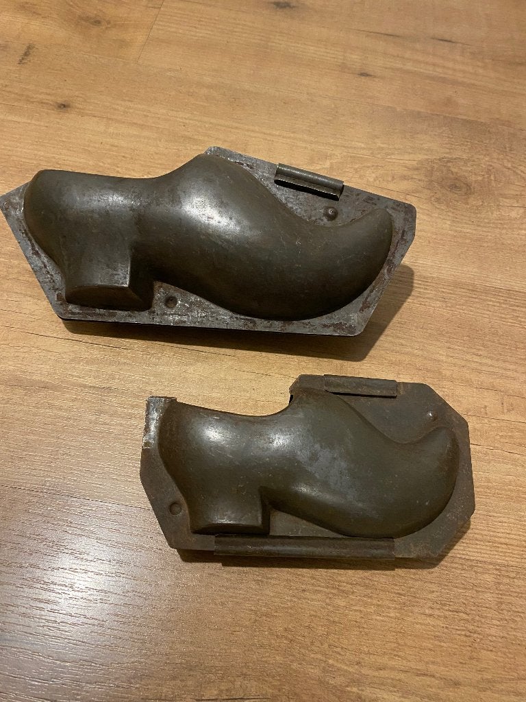 Oude Chocoladevormen of mallen in de vorm van een schoen, Ophalen of Verzenden