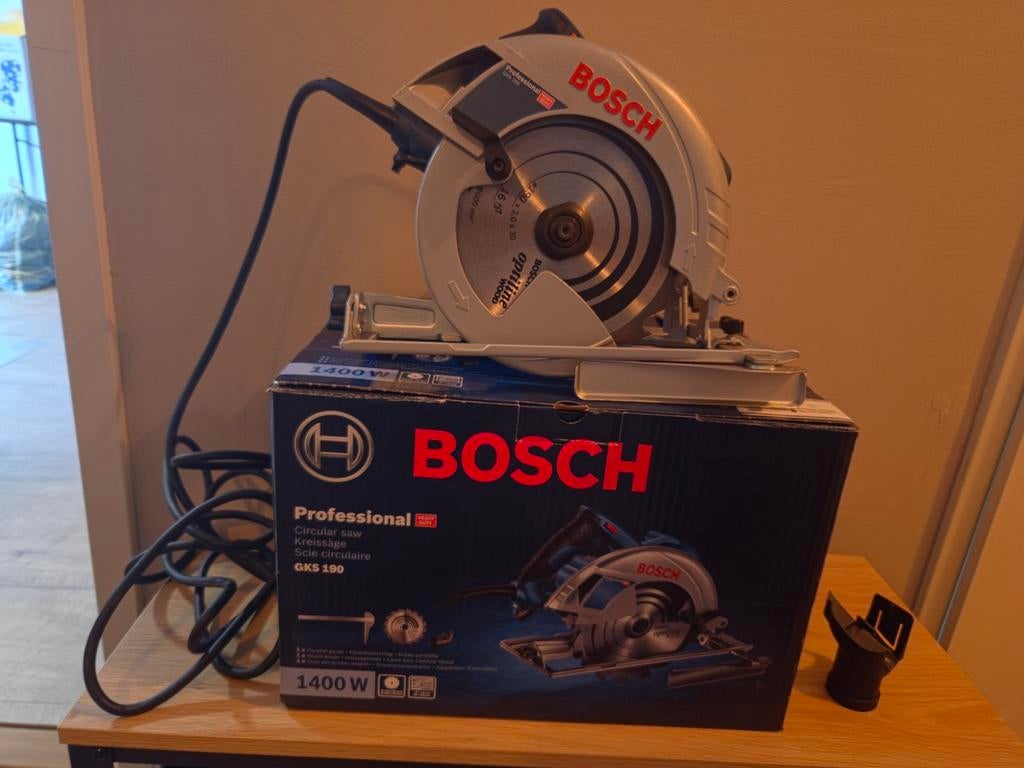 Bosch Professional Cirkelzaag GKS 190 - 30-01-2026 gekocht, Ophalen, Zo goed als nieuw