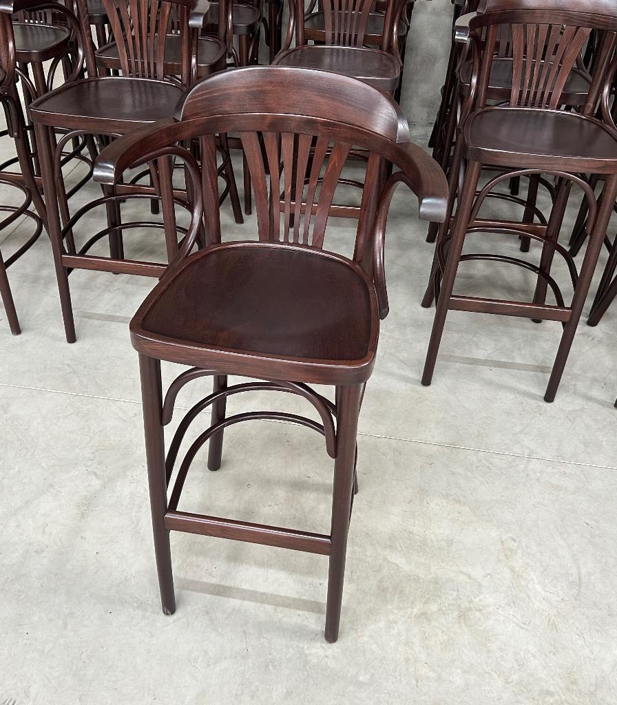 Thonet Barkrukken Met Rug en Armleuning, Huis en Inrichting, Ophalen, 5 krukken of meer, 60 tot 90 cm, Nieuw