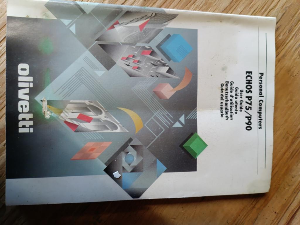 Handleiding Olivetti ECHOS P75/P90 laptop, Ophalen of Verzenden, Gelezen, Hardware, Olivetti