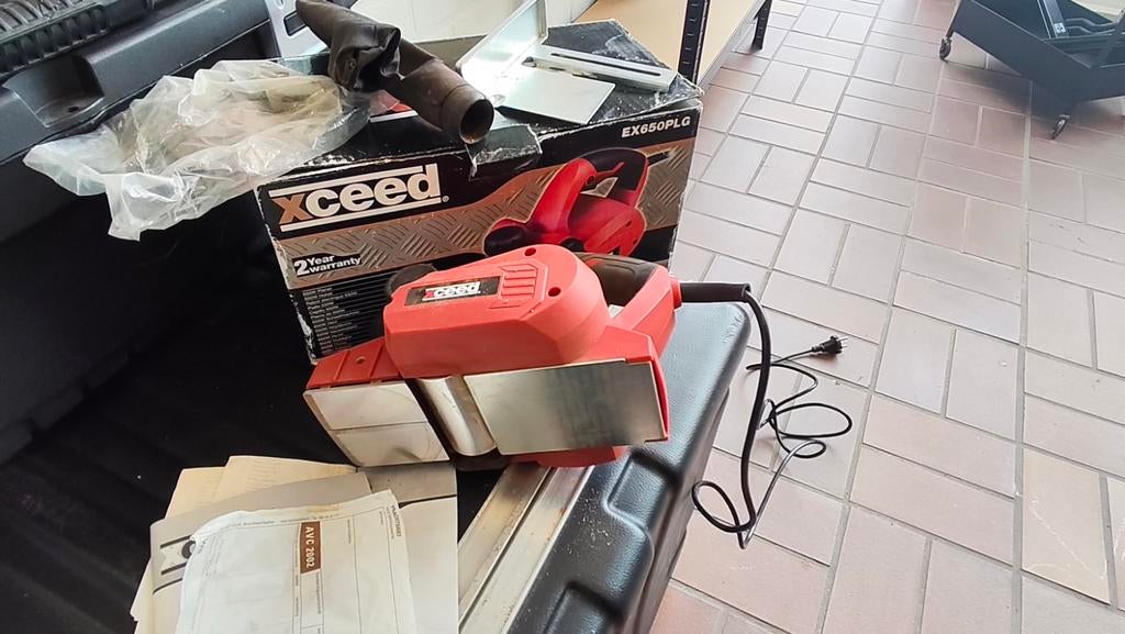 Xceed EX650PLG elektrische schaafmachine, Ophalen of Verzenden, Gebruikt