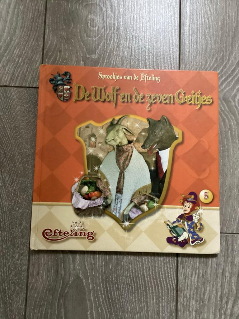 Efteling Sprookjesboek: De Wolf en de Zeven Geitjes, Verzamelen, Efteling, Ophalen of Verzenden, Nieuw