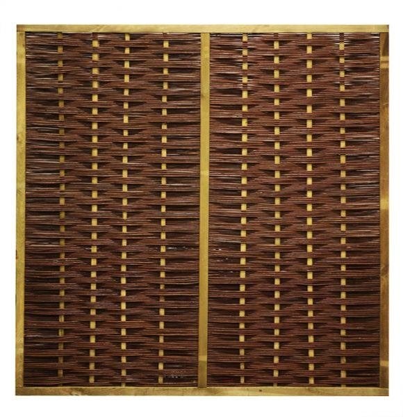Tuinscherm wilg in frame 180 x 180 cm, Ophalen, 150 tot 200 cm, Nieuw, 150 tot 200 cm