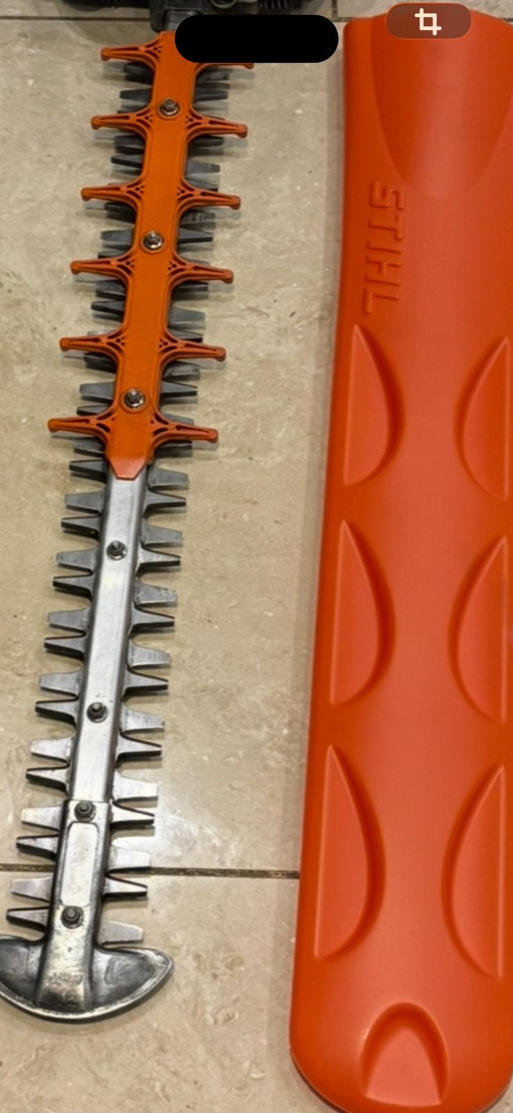 Stihl dubbelvoudige geslepen messen 60 cm, Ophalen of Verzenden, Zo goed als nieuw