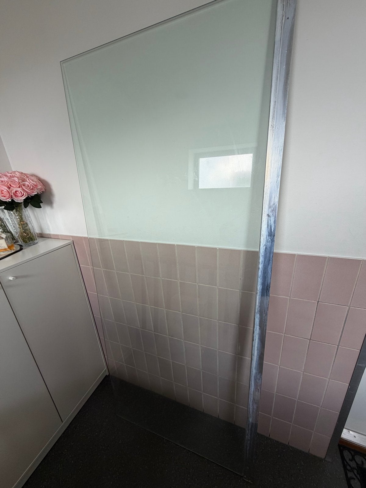 Glazen Douchewand - Modern en Stijlvol, Ophalen, Gebruikt, 200 cm of meer, Overige typen