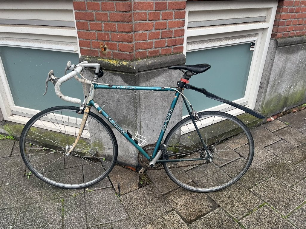 Vintage Jan Janssen racefiets (opknapfiets), Overige materialen, Gebruikt, 10 tot 15 versnellingen, Velgrem