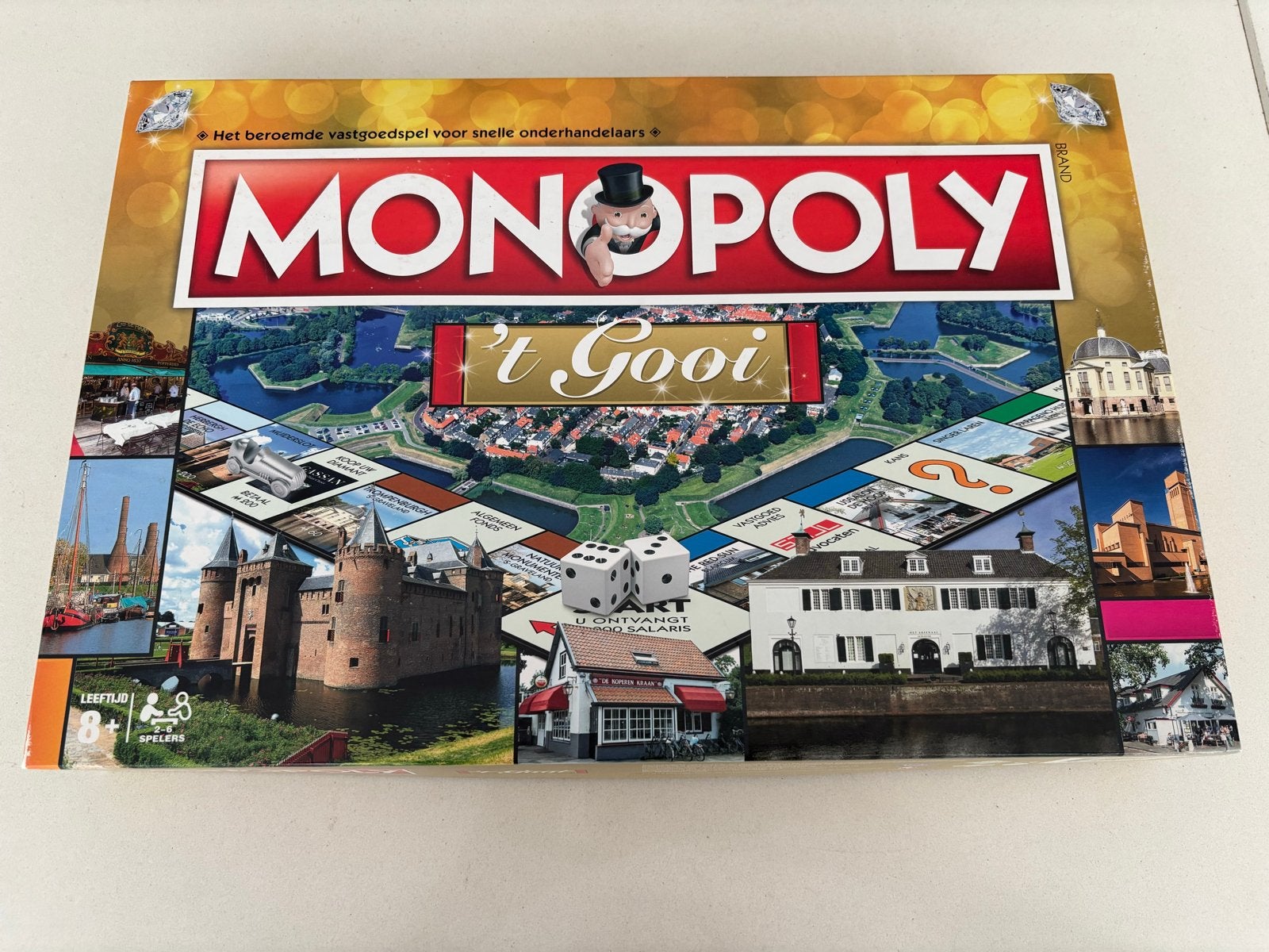 Monopoly 't Gooi - Speciale Editie Bordspel Hasbro Gaming!, Vijf spelers of meer, Ophalen of Verzenden, Zo goed als nieuw