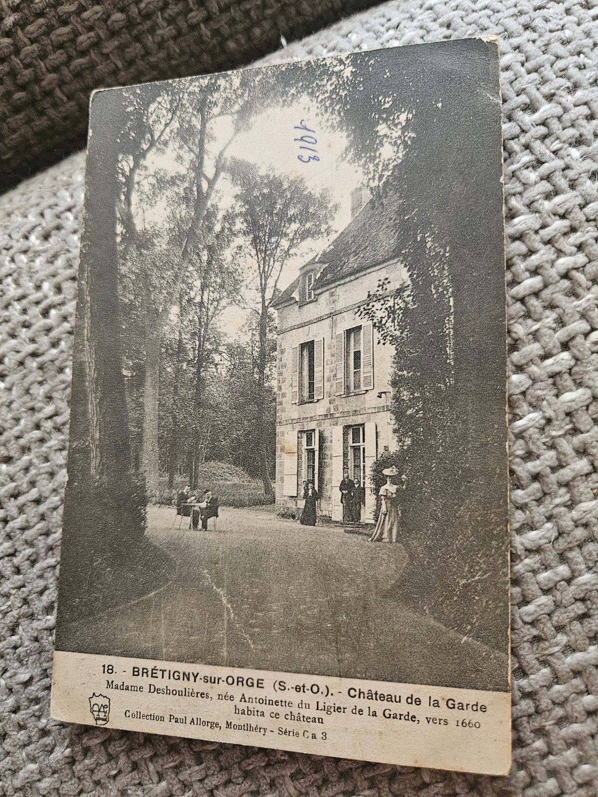 Château de la Garde, Brétigny-sur-Orge 1913, Ophalen of Verzenden, Voor 1920, Gelopen, Frankrijk