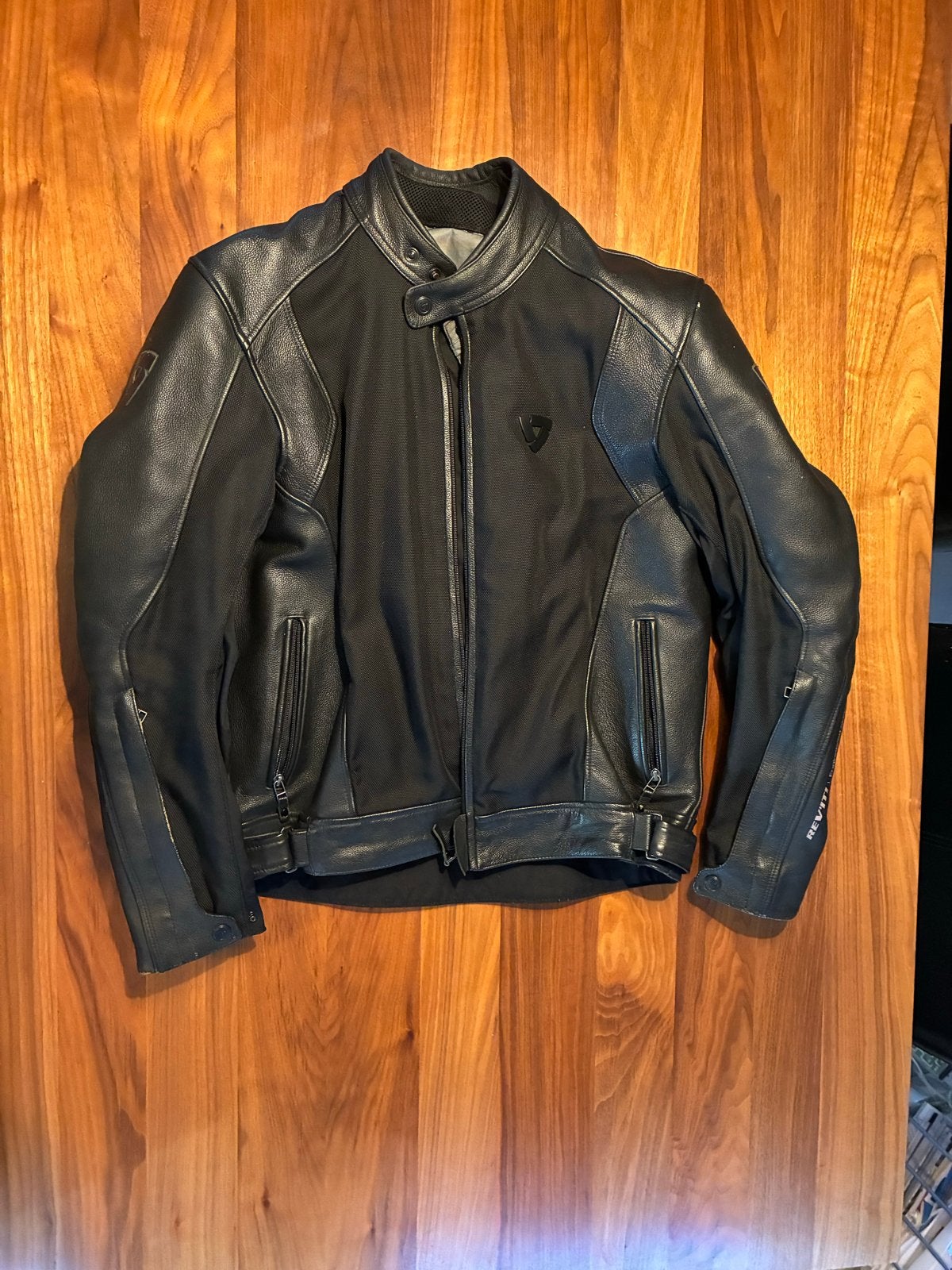 Rev'it! Ignition Motorpak (Jas en Broek) - Leer/Textiel, Motoren, Kleding | Motorkleding, Ophalen of Verzenden, Tweedehands, Heren