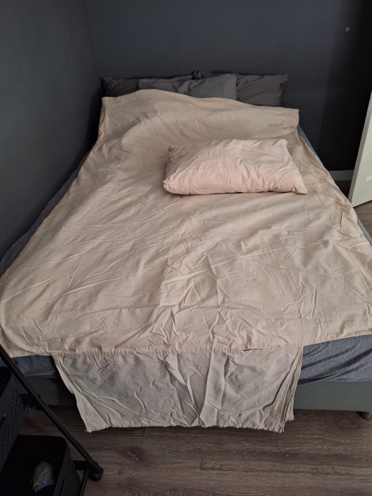 Dekbed met overtrek en kussen, Ophalen