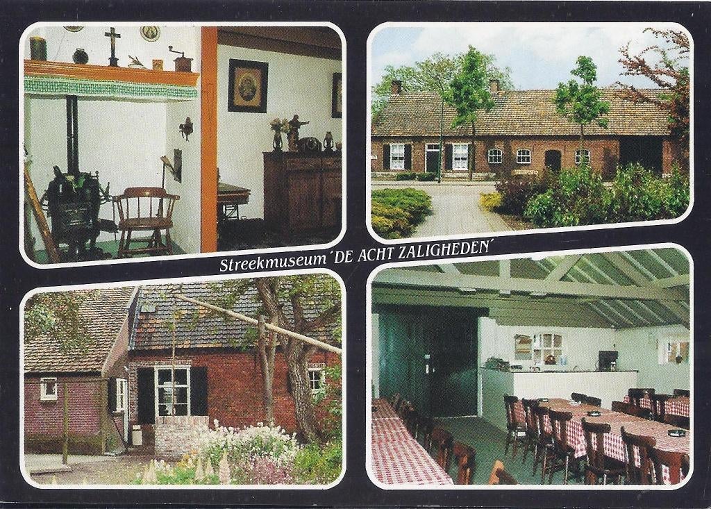 Eersel Streekmuseum de Acht Zaligheden Ansichtkaart ( B87 ), Verzenden, 1980 tot heden, Ongelopen, Noord-Brabant