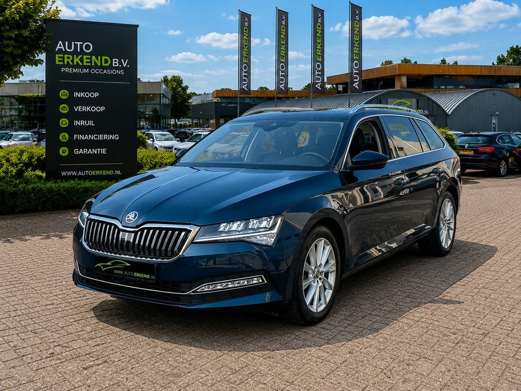 Skoda Superb Combi 1.5 TSI ACT Sportline Business (bj 2024), 4 cilinders, 150 pk, Superb, 1392 kg