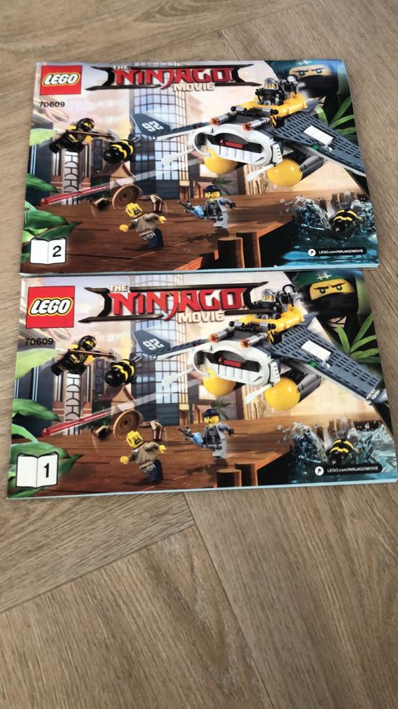 Lego Ninjago Movie 70609 Manta Ray Bomber, Kinderen en Baby's, Speelgoed | Duplo en Lego, Ophalen, Gebruikt, Lego, Inclusief instructies