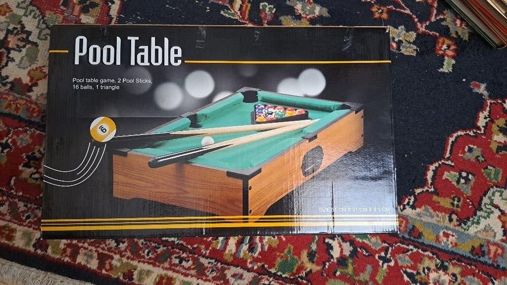 Pooltafel, Ophalen, Gebruikt