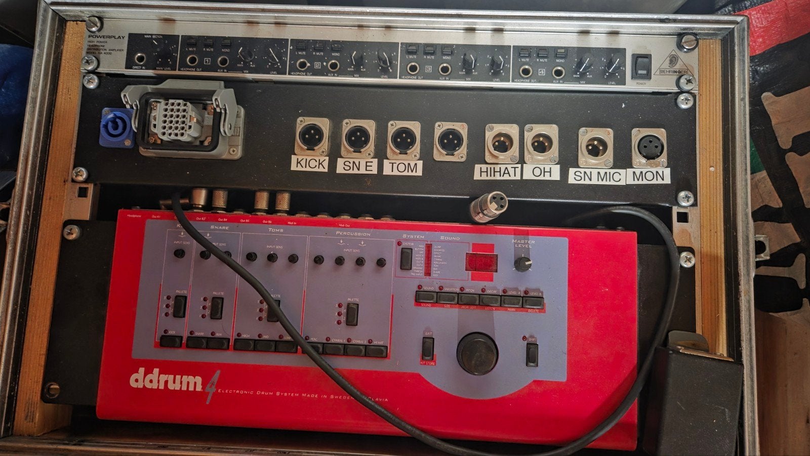 ddrum 4 Elektronisch Drumsysteem met Flightcase, Muziek en Instrumenten, Ophalen, Gebruikt, Overige merken