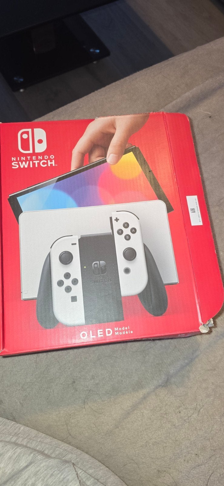 Nintendo Switch OLED met 3 games en extra controller, Met games, Met 2 controllers, Zo goed als nieuw, Switch OLED