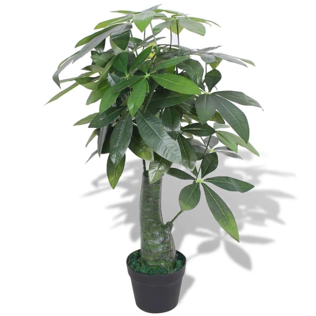 Kunstplant watercacao met pot 85 cm groen GRATIS BEZORGD!, Binnen, Groen, Verzenden, Onderhoudsvrij