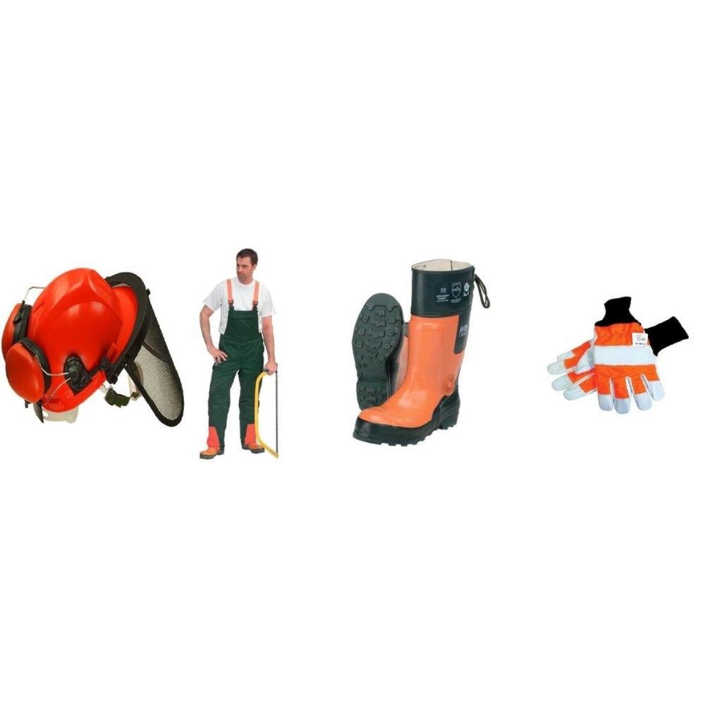 Zaagbroek + helm + laarzen + handschoenen GRATIS VERZONDEN!, Tuin en Terras, Verzenden, Overall, Nieuw, Nvt