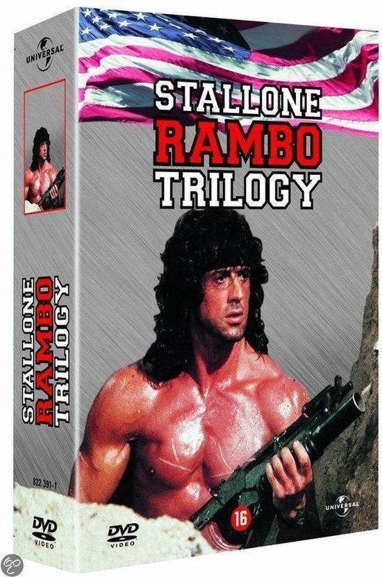 Stallone Rambo Trilogy, Cd's en Dvd's, Engels, Vanaf 16 jaar, Nederlands, Actie