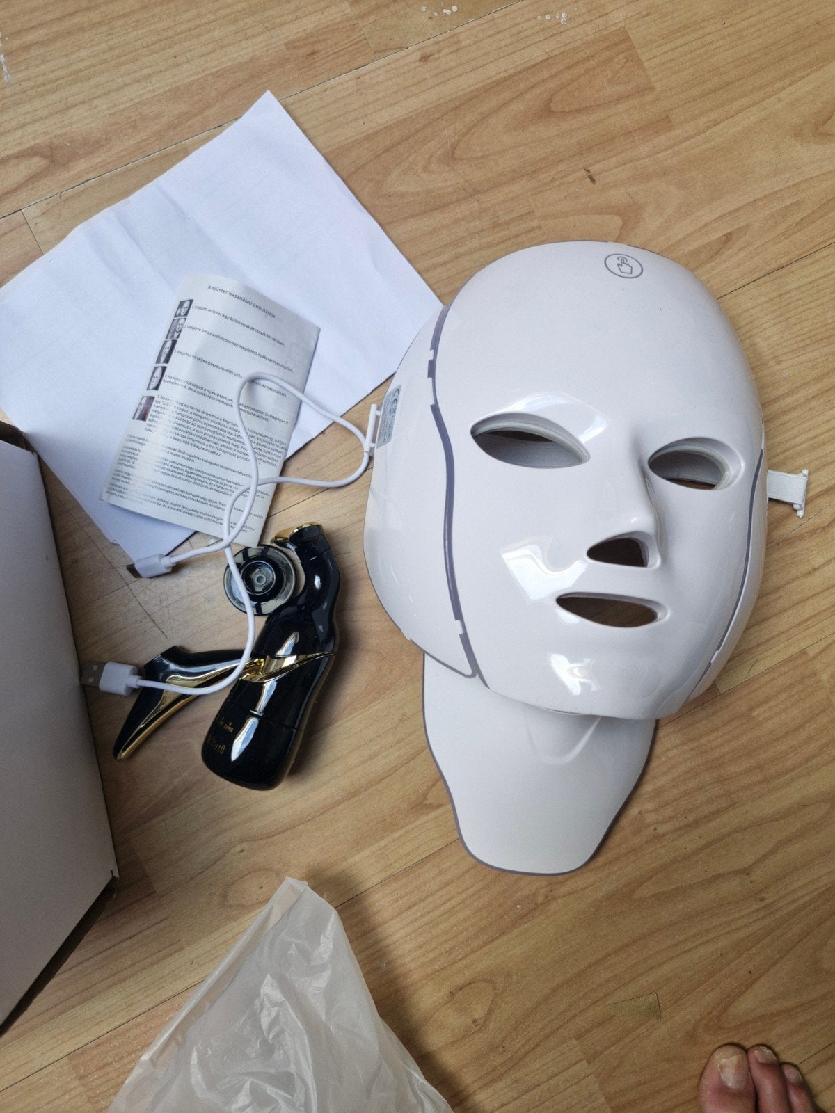 LED Gezichtsmasker voor Huidverjonging en Verzorging, Ophalen of Verzenden, Nieuw, Gehele gezicht, Verzorging