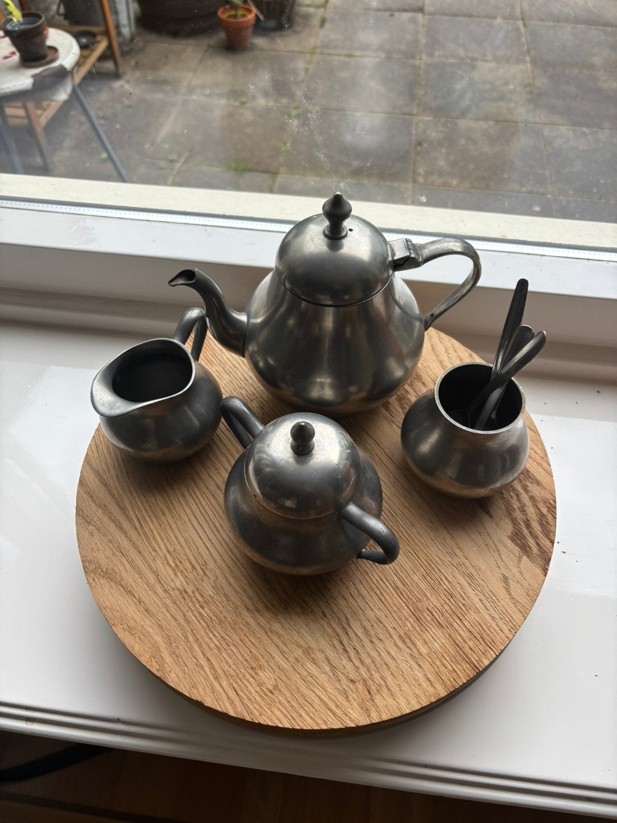 Compleet tinnen servies - Seyst Pewster Holland, Ophalen