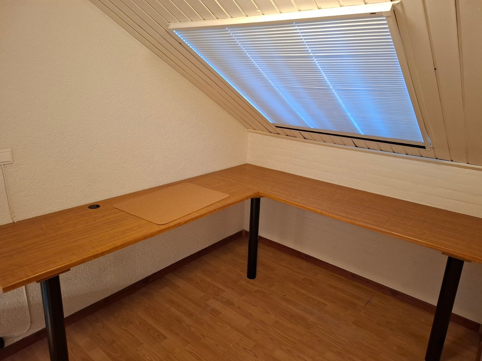 Hoekbureau - 220x210 cm - Demontabel -, Huis en Inrichting, Ophalen, Demontabel, Gebruikt, Spaanplaat of MDF