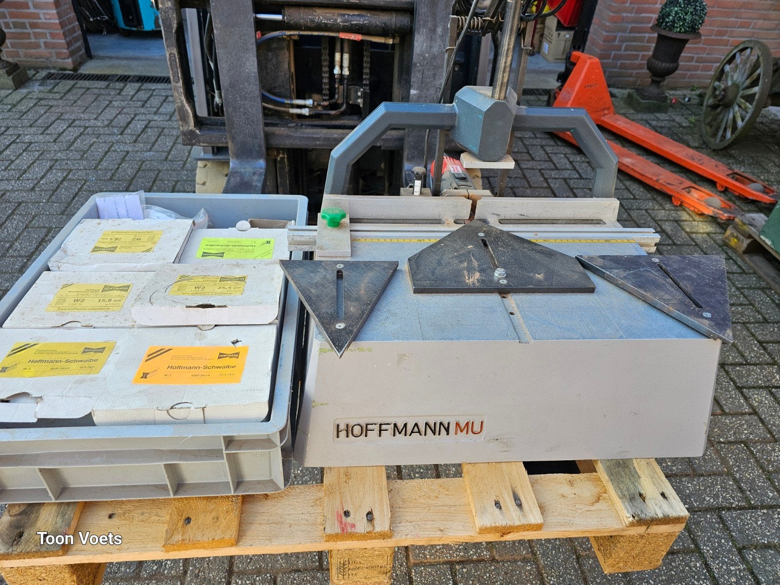 Zwaluwstaart freesmachine Hoffmann Met aantal verbinders, Ophalen, Gebruikt, Overige soorten, Elektrisch