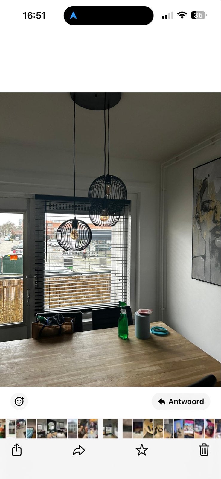 Hanglamp Nikki zwart - Gamma (3 bollen), Ophalen, Zo goed als nieuw, Metaal, E27 (groot)