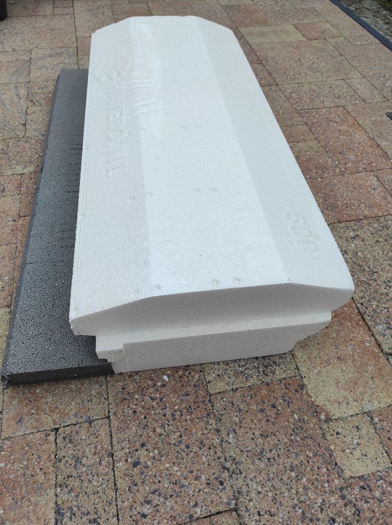 EPS Isolatie-elementen (broodjes, tempex), Ophalen, 12 cm of meer, 5 tot 10 m², Zo goed als nieuw