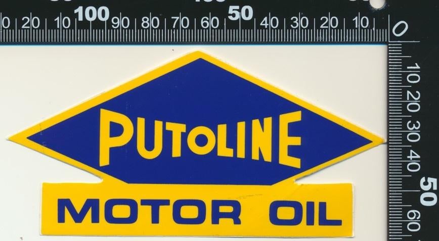 Sticker: Putoline - Motor Oil (1), Verzamelen, Ophalen of Verzenden, Zo goed als nieuw, Auto of Motor
