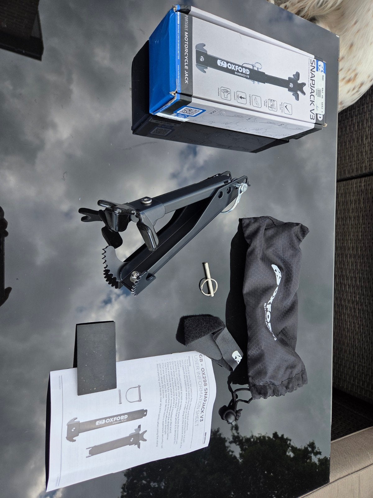 Oxford Snapjack V3 Portable Motorfiets Krik, Ophalen of Verzenden, Gebruikt
