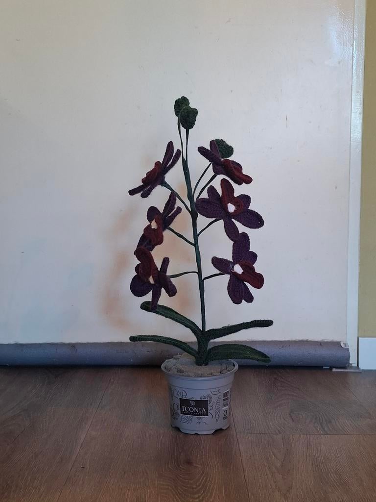 Gehaakte orchidee, Verzenden, Nieuw