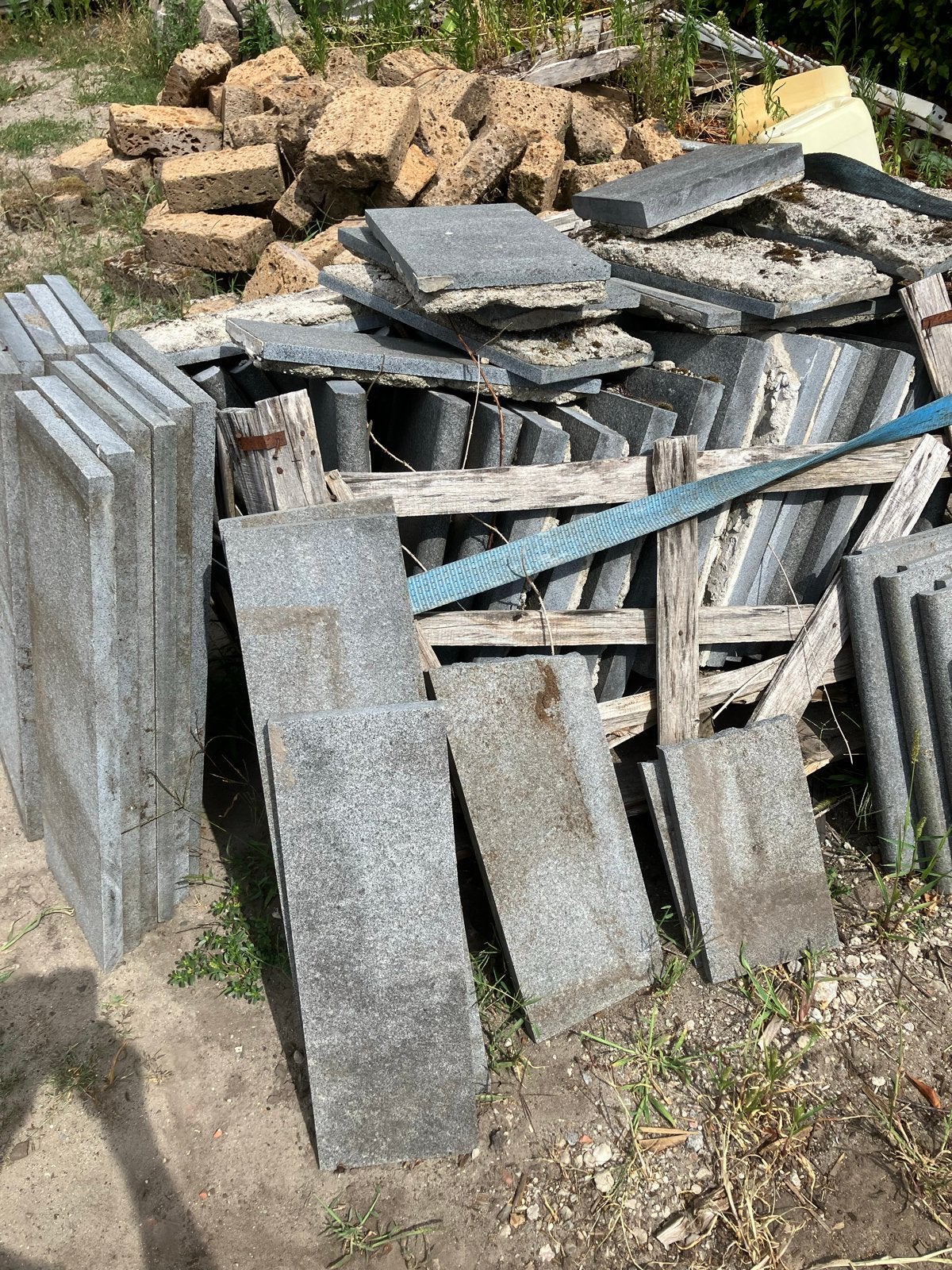 Gebruikte zwembad randtegels, Tuin en Terras, Tegels en Klinkers, Gebruikt, Ophalen of Verzenden, Terrastegels, Natuursteen