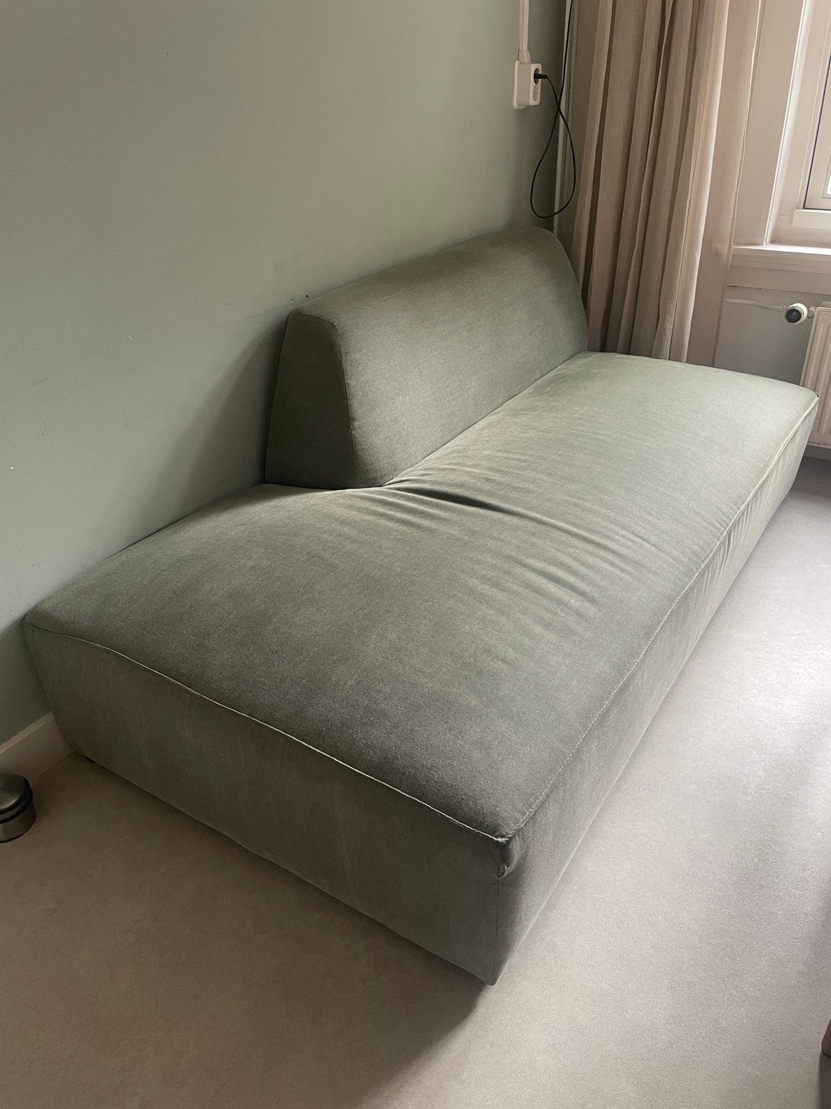 Chaise longue bank Wehkamp Newton, Ophalen, Gebruikt, 100 tot 125 cm, Tweepersoons