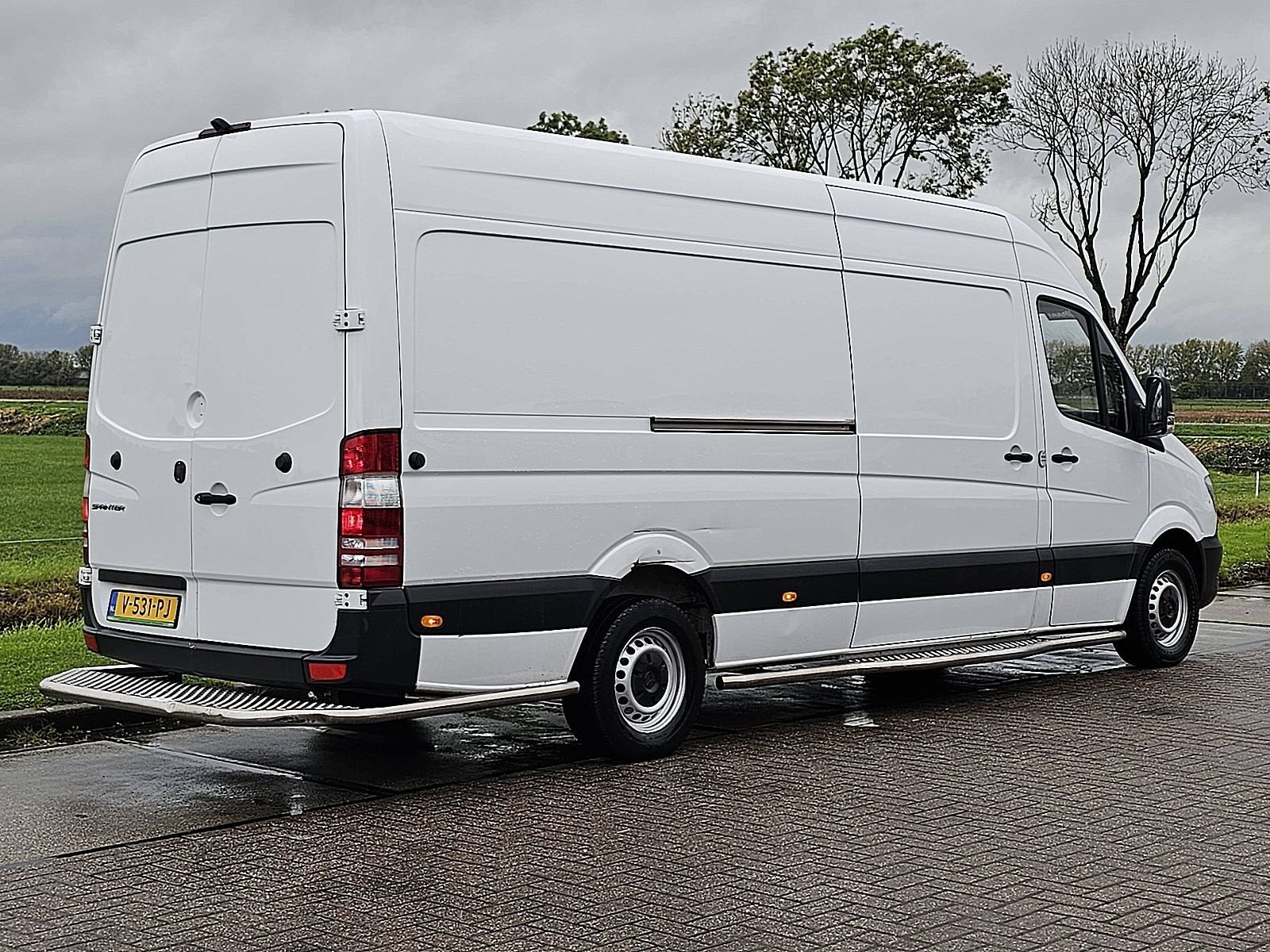 MERCEDES-BENZ SPRINTER 311 L3H2 Koerier Post-NL Maxi Automaa, Auto's, Automaat, Gebruikt, Euro 6, Wit