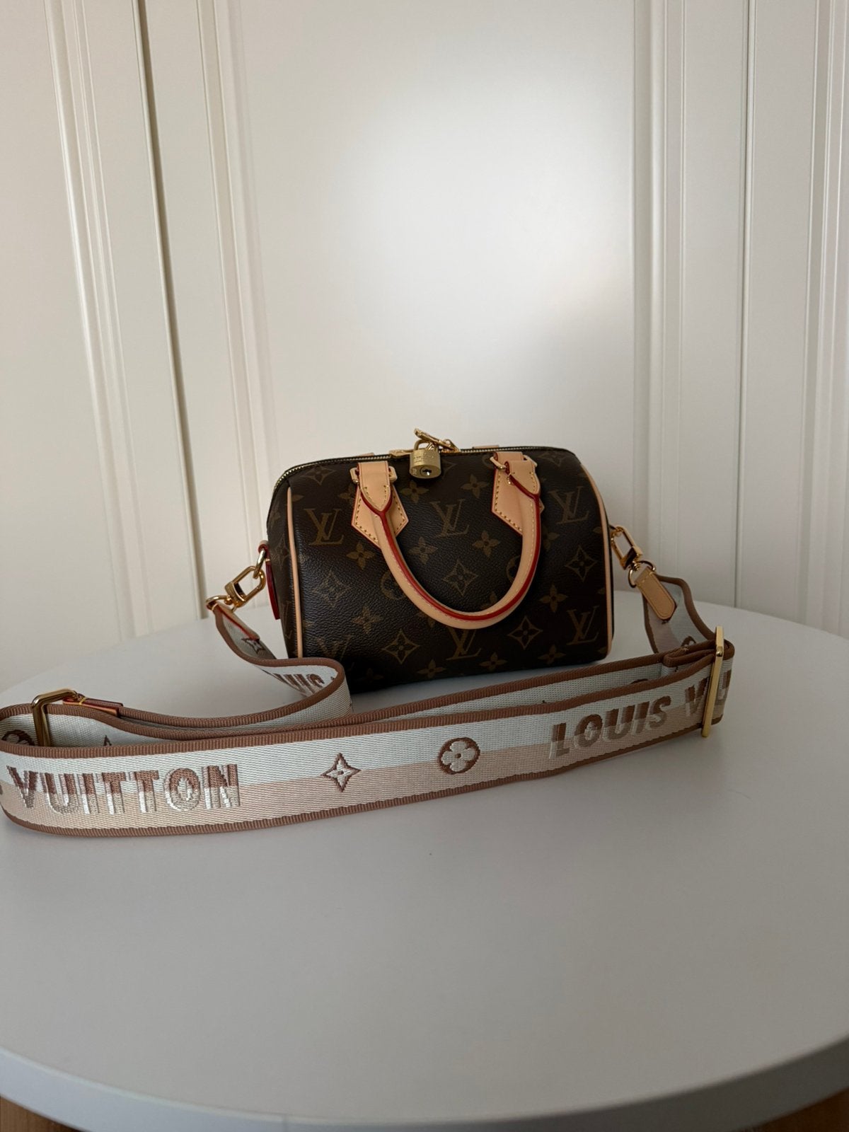 Tas LV Speedy 20, Ophalen of Verzenden, Zo goed als nieuw, Zwart