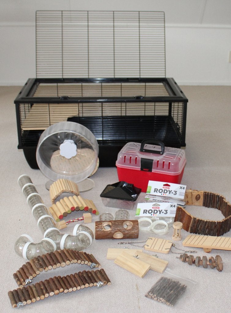 Zolux Neo hamsterkooi kooi goudhamster hamster 78x48x36cm, Minder dan 60 cm, Kooi, Minder dan 75 cm, Zo goed als nieuw