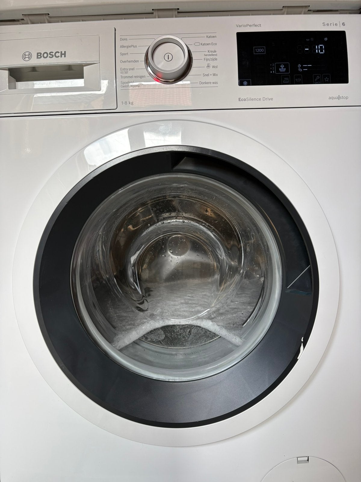 Bosch wasmachine met defect, Ophalen, Gebruikt, Voorlader, 1200 tot 1600 toeren