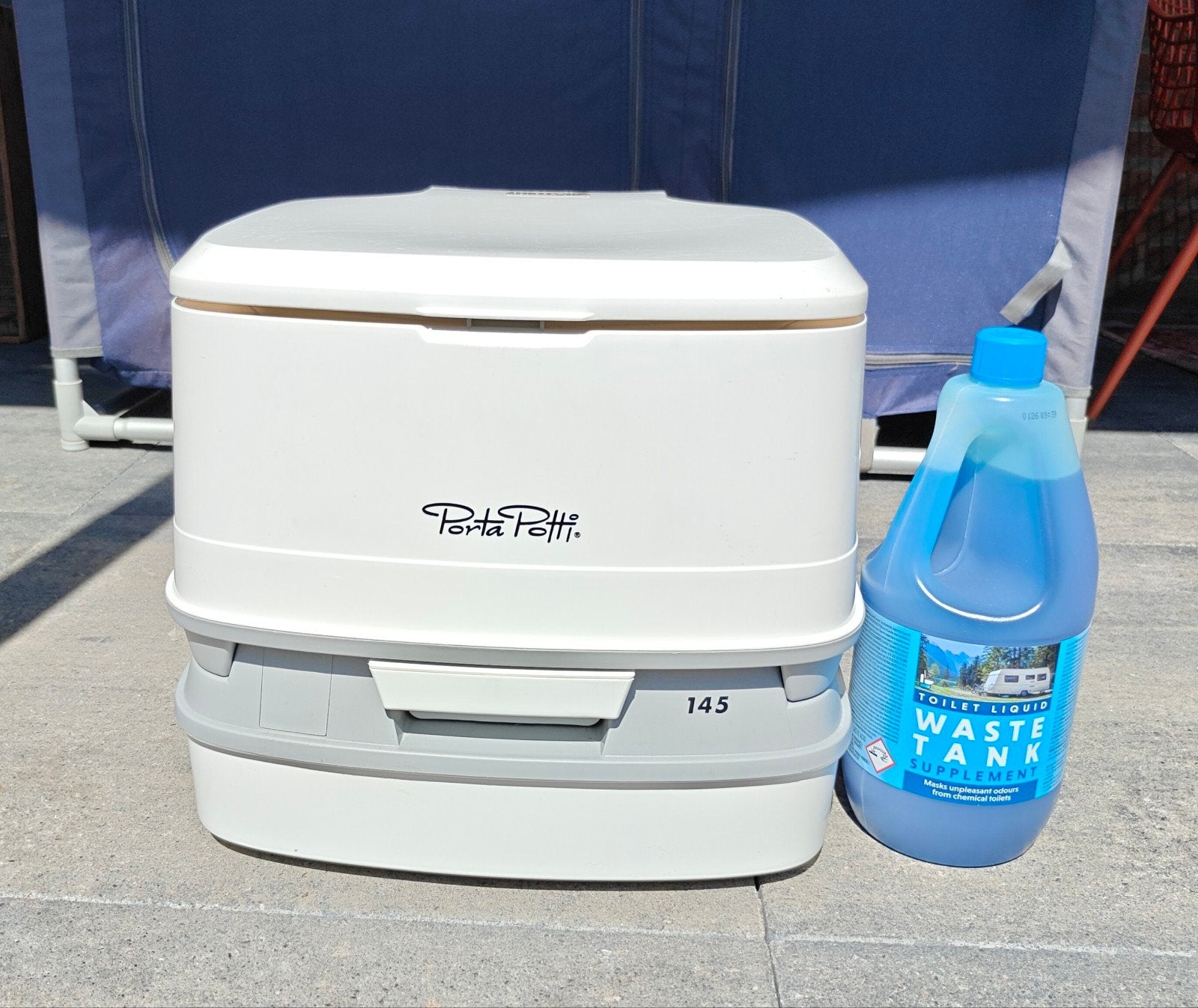 Porta Potti 145 - Draagbaar Toilet in Zeer Goede Staat, Caravans en Kamperen, Ophalen, Zo goed als nieuw