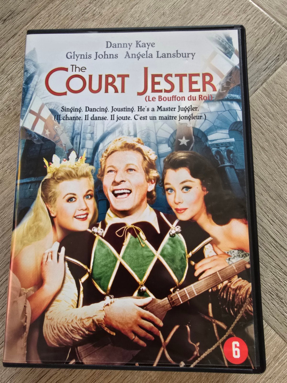 Dvd the court jester 1955, Cd's en Dvd's, Alle leeftijden, Nederlands, Ophalen of Verzenden, Zo goed als nieuw