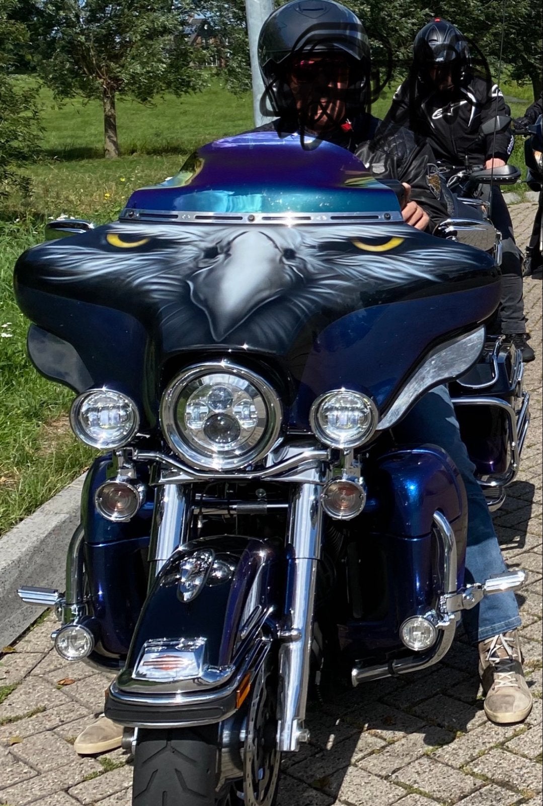 Harley Davidson Electra Glide - Unieke Custom Paint, Motoren, Motoren | Harley-Davidson, 2 cilinders, Occasion, Motorrijbewijs A