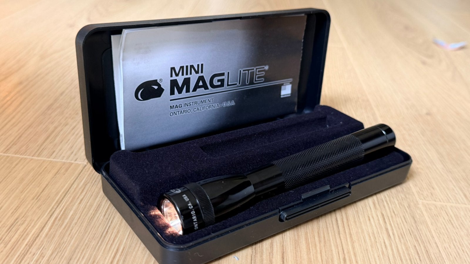 Mini Maglite zaklamp, Ophalen, Zo goed als nieuw, Batterij