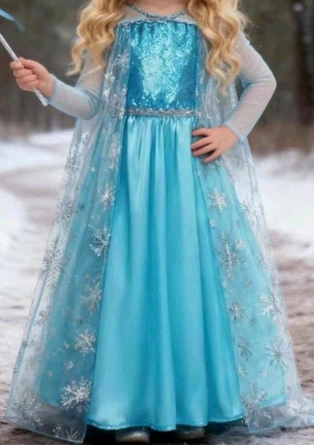 Frozen Elsa jurk maat 98/104 NIEUW, Ophalen of Verzenden, Nieuw, 104 of kleiner, Meisje